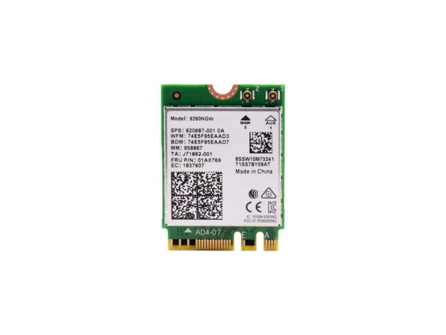 Intel Wireless-AC 9260 WiFi 5 M.2 2230 Laptop WiFi Card — used Intel laptop, price in Pakistan at NN Laptops Hafeez Center Lahore