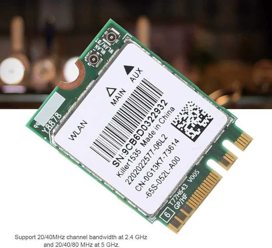 Killer 1535 WiFi 5 Half-Mini PCIe Laptop WiFi Card — used Killer laptop for sale in Pakistan, NN Laptops Lahore