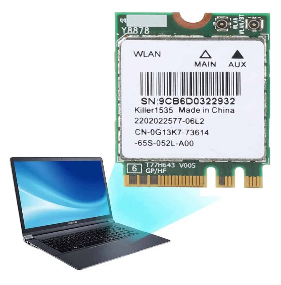 Killer Wireless-AC 1535 Half-Mini — laptop parts price in Pakistan, NN Laptops Lahore