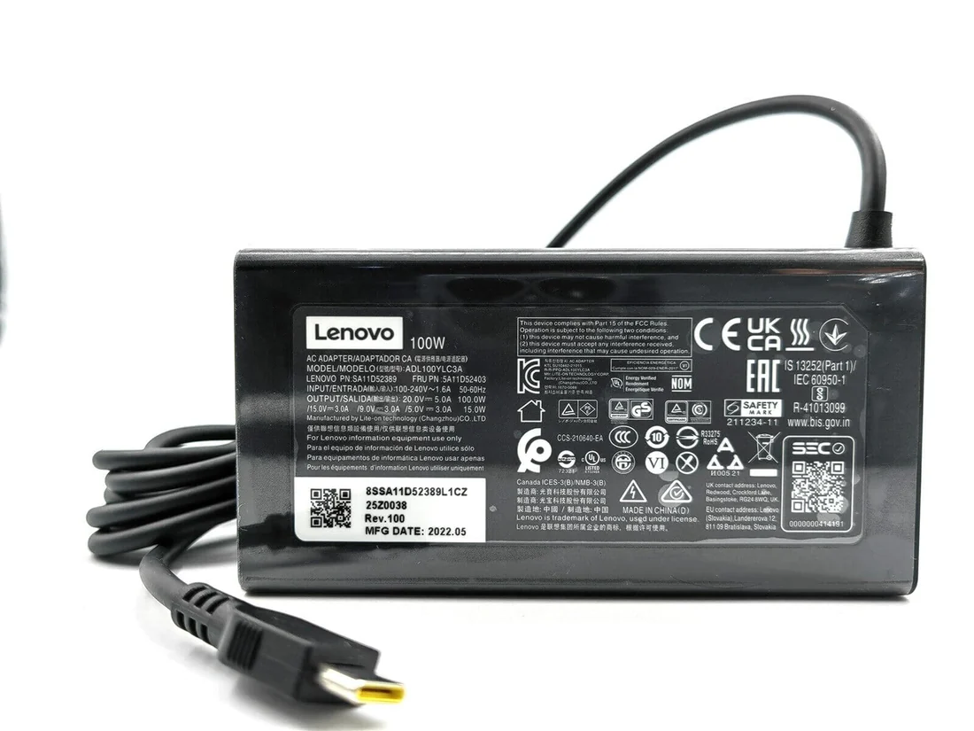 Lenovo 100W Original Charger (USB Type-C) — chargers / adapters price in Pakistan, NN Laptops Lahore
