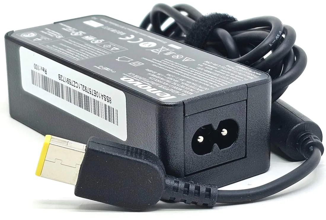 Lenovo 45W Original Charger (Yellow Pin) — genuine chargers / adapters in Lahore, Pakistan
