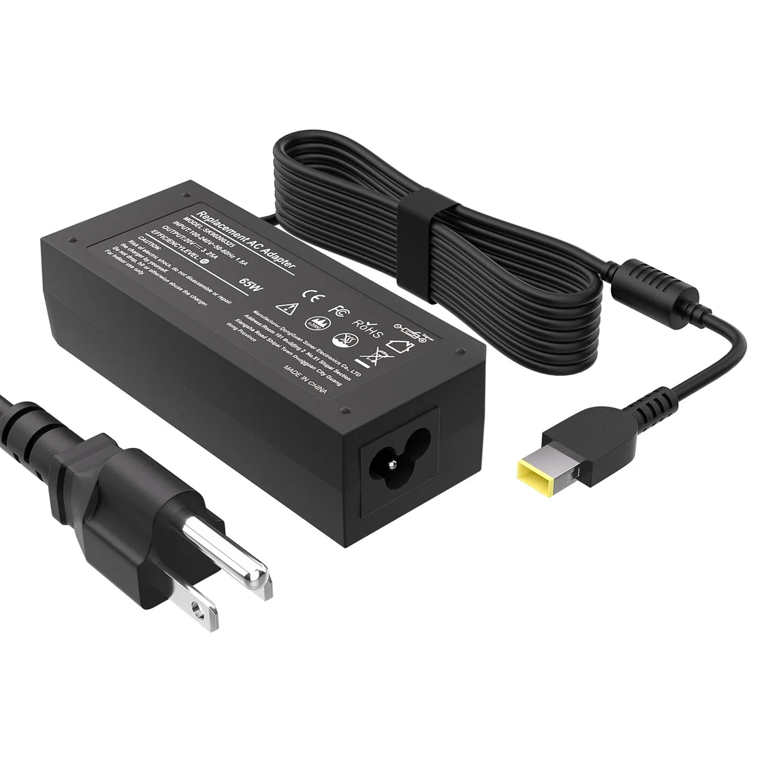 Lenovo 65W Original Charger (Yellow Pin) — chargers / adapters price in Pakistan, NN Laptops Lahore