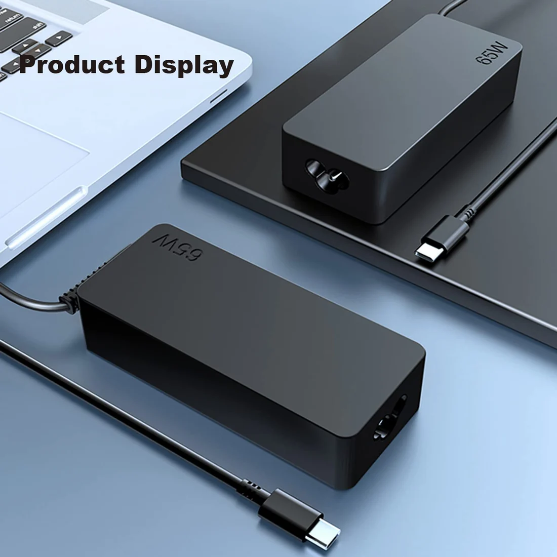 Lenovo Original 65W USB-C PD Charger for ThinkPad T14 / T490 — Lenovo laptop keyboard and ports view, Lahore Pakistan