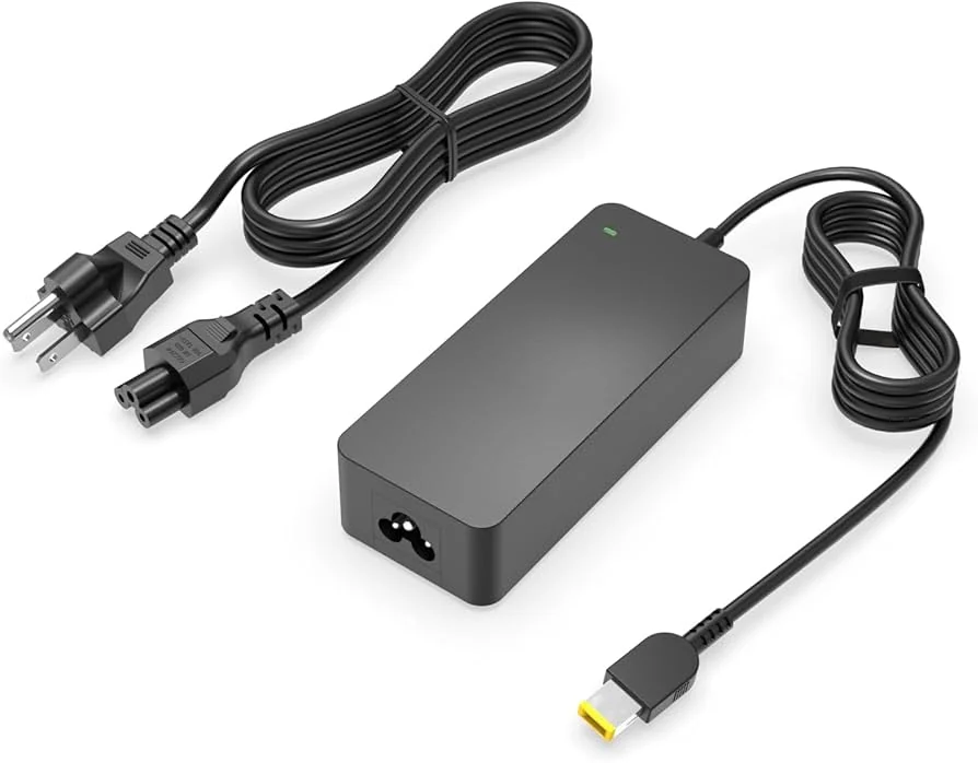 Lenovo Original 90W Slim Tip Charger for ThinkPad T450 / T460 — Lenovo laptop side and angled view, buy in Lahore Pakistan