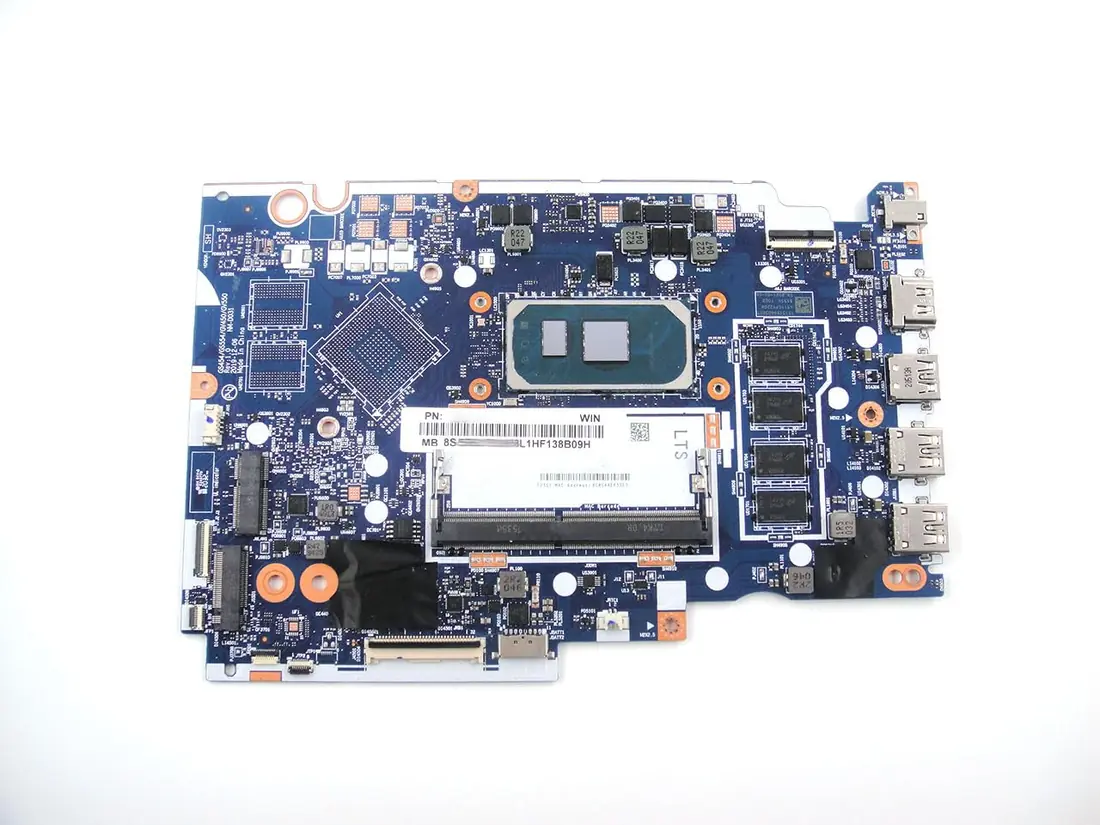 Lenovo IdeaPad 3 Motherboard (10th Gen i5) — Lenovo laptop side and angled view, buy in Lahore Pakistan