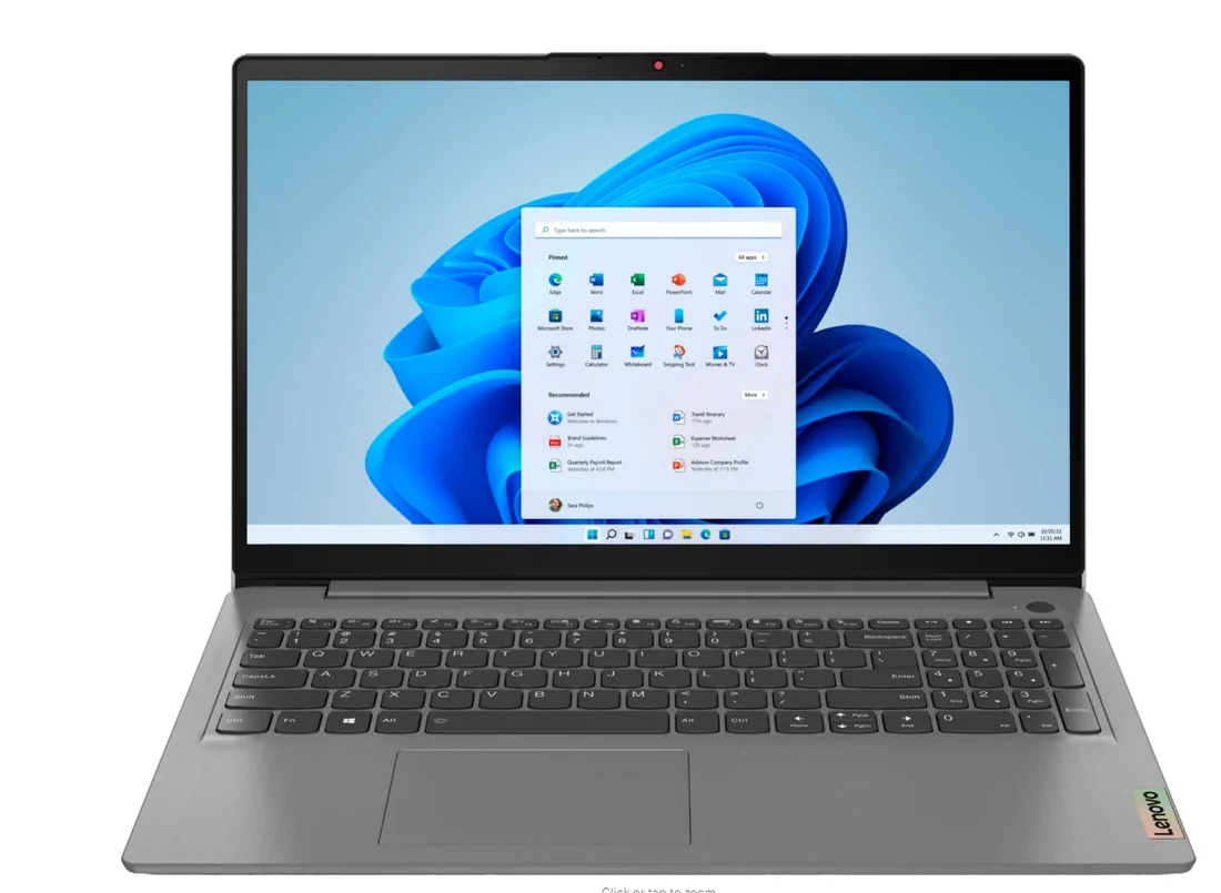 Lenovo IdeaPad 3 Touchpad — Lenovo laptop side and angled view, buy in Lahore Pakistan