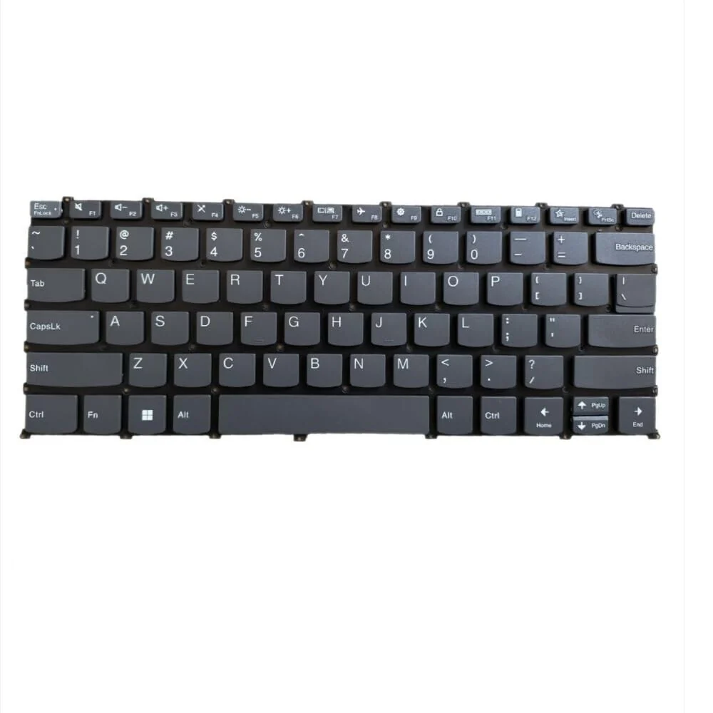 Lenovo IdeaPad 5 14 Non-Backlit Keyboard Replacement US Layout — Lenovo laptop side and angled view, buy in Lahore Pakistan