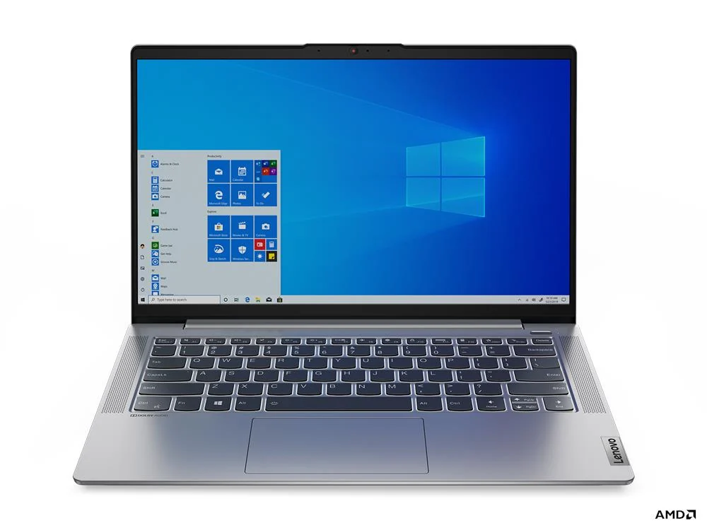 Lenovo IdeaPad 5 14ALC05 Ryzen 7 5700U 16GB 512GB Used Laptop Lahore — Lenovo laptop side and angled view, buy in Lahore Pakistan