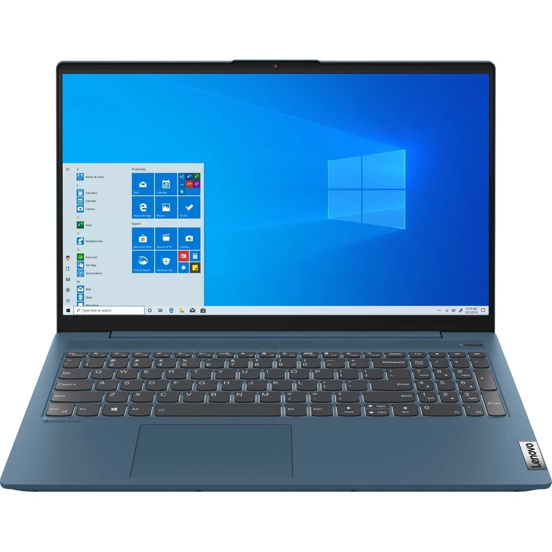 Lenovo IdeaPad 5 15ITL05 i7-1165G7 16GB 512GB Used Lahore — Lenovo laptop side and angled view, buy in Lahore Pakistan