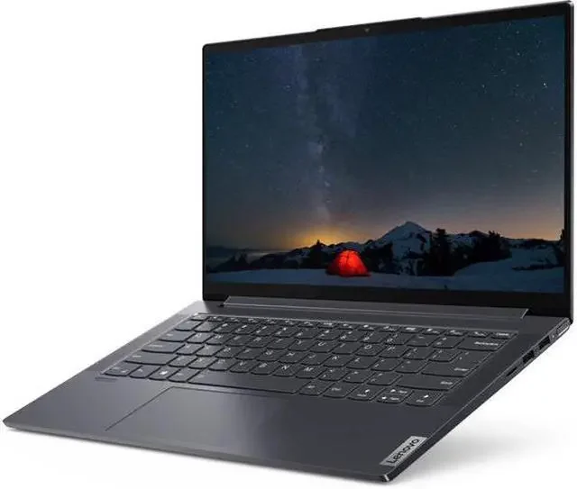 Lenovo IdeaPad Slim 7 14ITL05 i7-1165G7 16GB 512GB Used Lahore — Lenovo laptop side and angled view, buy in Lahore Pakistan