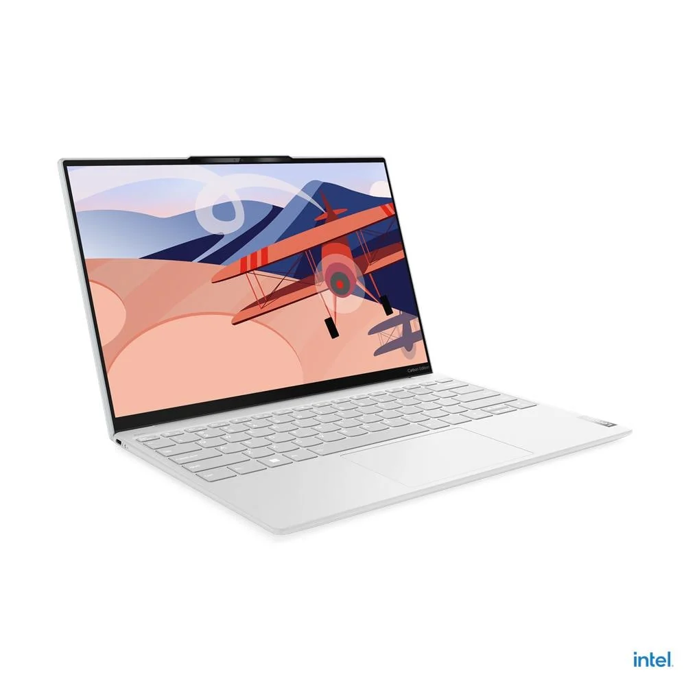 Lenovo IdeaPad Slim 7 Carbon 13ITL5 i7-1165G7 16GB 1TB Used Laptop Lahore — Lenovo laptop keyboard and ports view, Lahore Pakistan