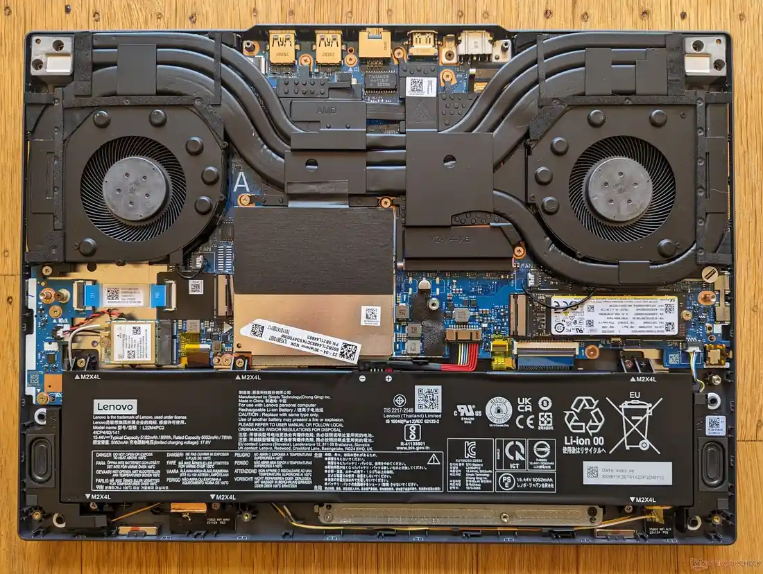 Lenovo Legion 5 Gaming Motherboard (Ryzen + GTX 1650) — Lenovo laptop keyboard and ports view, Lahore Pakistan