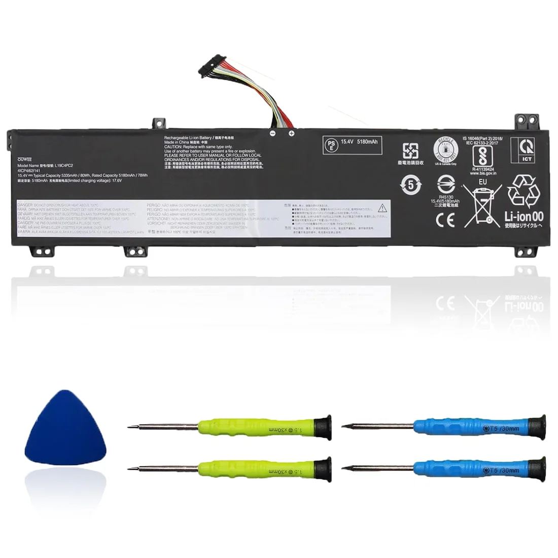 Lenovo Legion 5 / Legion Y540 80Wh 4-Cell Gaming Battery (L19C4PC0) — used Lenovo laptop for sale in Pakistan, NN Laptops Lahore