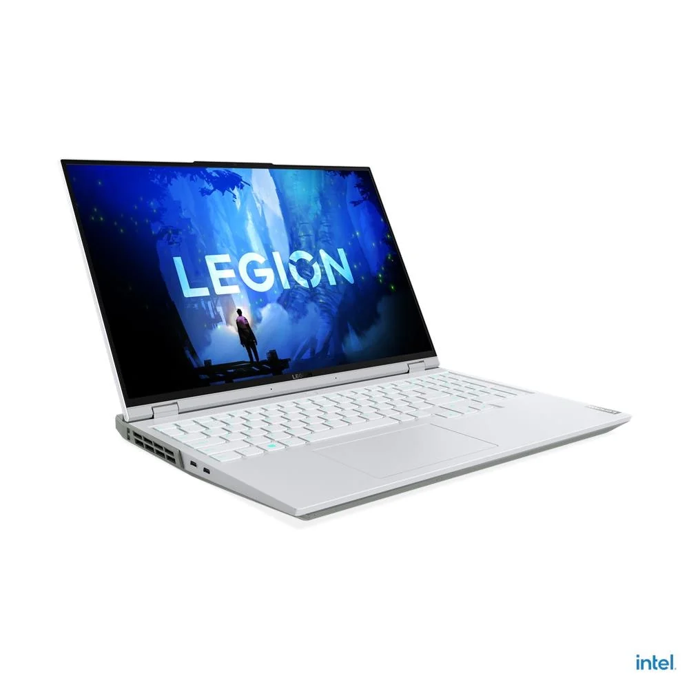 Lenovo Legion 5 Pro 16IAH7H i7-12700H 16GB 1TB Gaming Laptop Lahore — Lenovo laptop side and angled view, buy in Lahore Pakistan