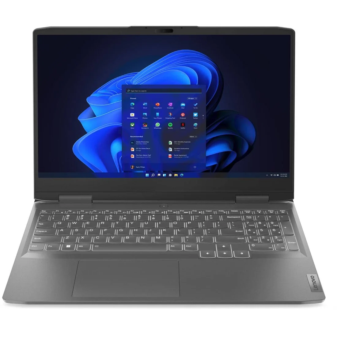 Lenovo LOQ 15IRH8 i7-13620H 16GB 1TB — Lenovo laptop side and angled view, buy in Lahore Pakistan