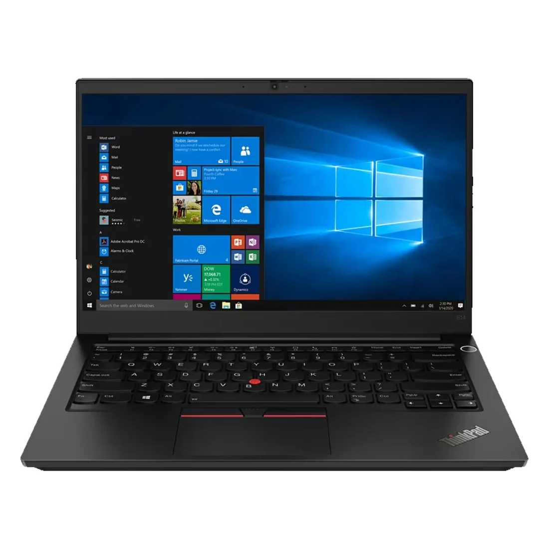 Lenovo ThinkPad E14 Gen 3 Ryzen 5 5500U 16GB 512GB Used Laptop Lahore — Lenovo laptop side and angled view, buy in Lahore Pakistan
