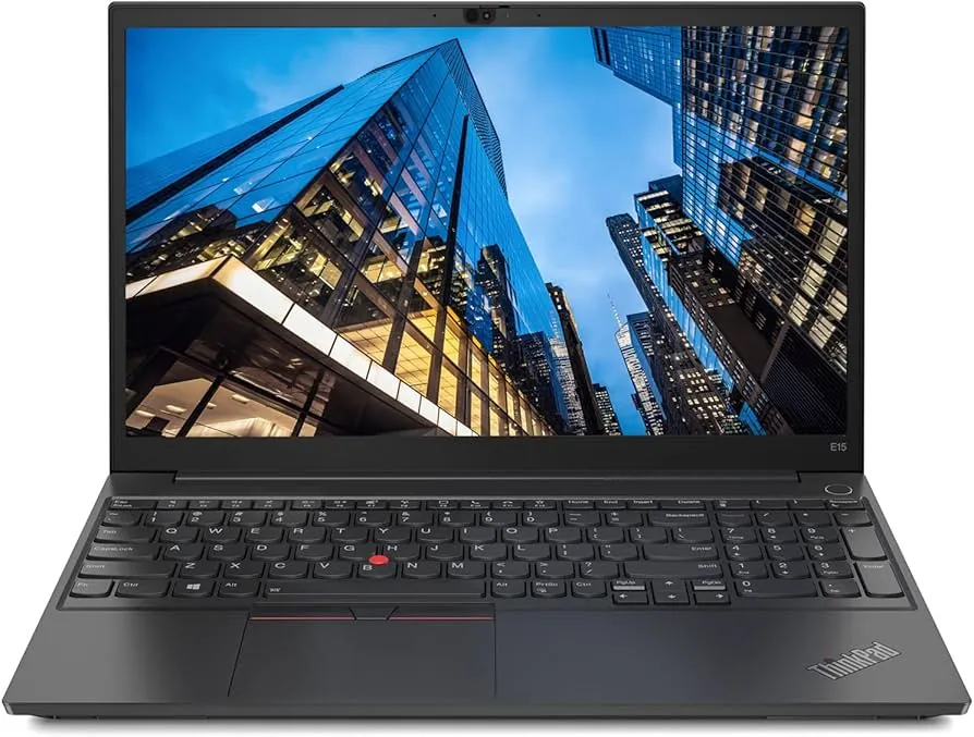 Lenovo ThinkPad E15 Gen 2 i7-1165G7 16GB 512GB Used Laptop Lahore — Lenovo laptop side and angled view, buy in Lahore Pakistan