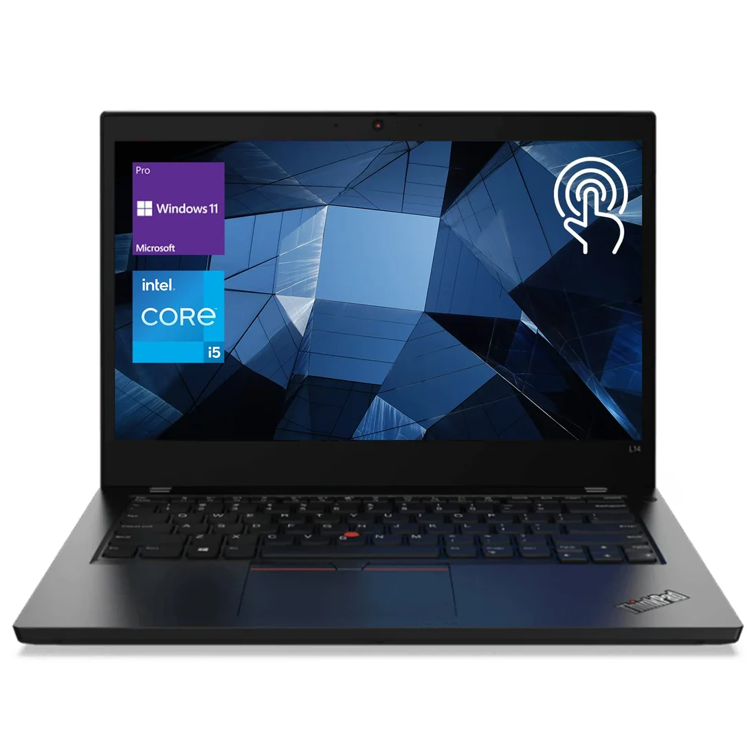 Lenovo ThinkPad L14 Gen 2 i5-1135G7 16GB 512GB Used Laptop Lahore — Lenovo laptop side and angled view, buy in Lahore Pakistan