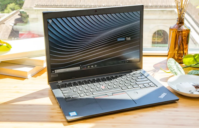 Lenovo ThinkPad L480 i5-8250U 8GB 256GB Used Laptop Lahore — Lenovo laptop side and angled view, buy in Lahore Pakistan