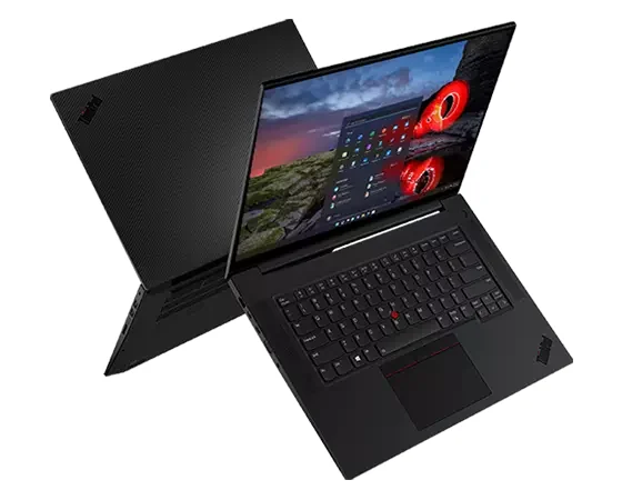 Lenovo ThinkPad P1 Gen 4 i9-11950H 32GB 1TB Used Laptop Lahore — Lenovo laptop side and angled view, buy in Lahore Pakistan