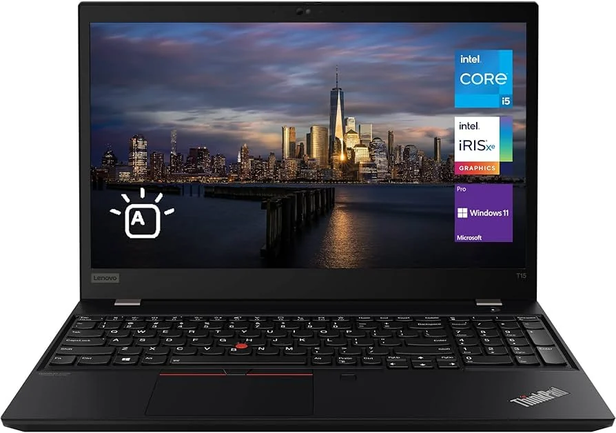 Lenovo ThinkPad T15 Gen 2 Backlit Keyboard Replacement US Layout — Lenovo laptop side and angled view, buy in Lahore Pakistan