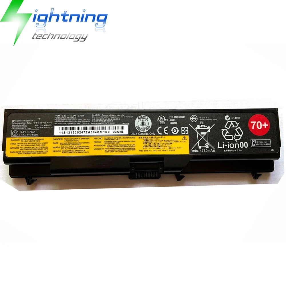 Lenovo ThinkPad T420/T430/T520/T530 Battery — Lenovo laptop side and angled view, buy in Lahore Pakistan