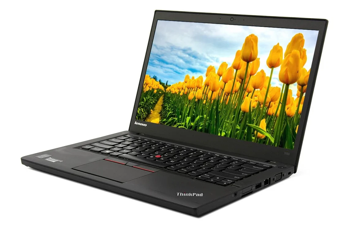 Lenovo ThinkPad T450 i5-5300U 8GB 256GB — Lenovo laptop side and angled view, buy in Lahore Pakistan