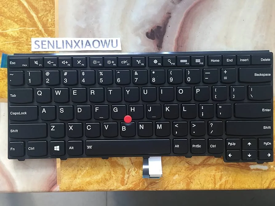Lenovo ThinkPad T450 Keyboard (Backlit) — Lenovo laptop keyboard and ports view, Lahore Pakistan