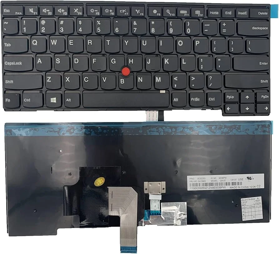 Lenovo ThinkPad T450 Keyboard (Backlit) — Lenovo laptop side and angled view, buy in Lahore Pakistan