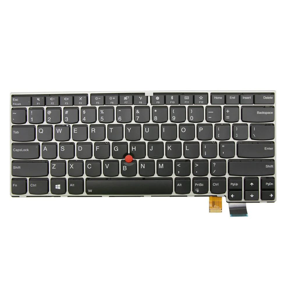 Lenovo ThinkPad T460 Keyboard (Backlit) — Lenovo laptop keyboard and ports view, Lahore Pakistan