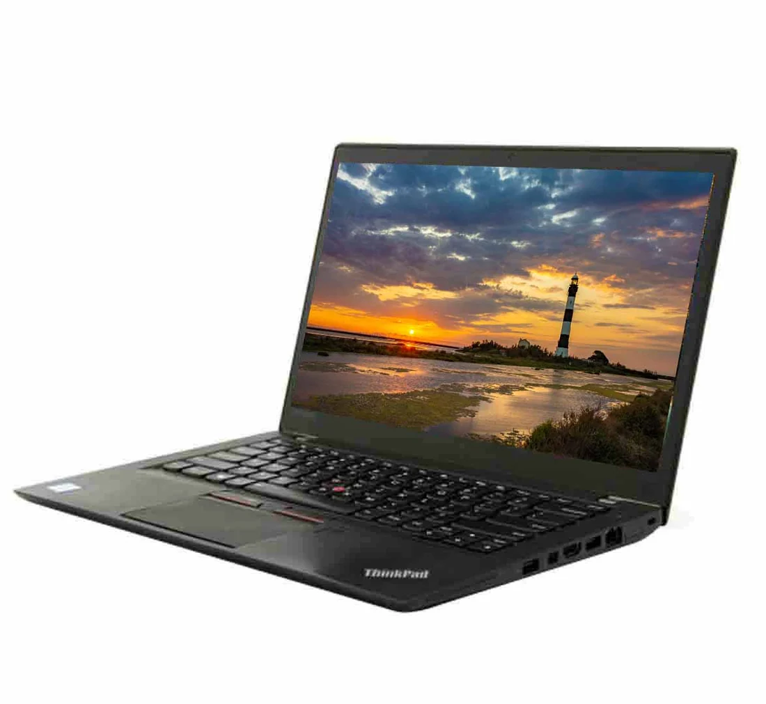 Lenovo ThinkPad T460s i5-6200U 8GB 256GB Used Laptop Lahore — Lenovo laptop side and angled view, buy in Lahore Pakistan