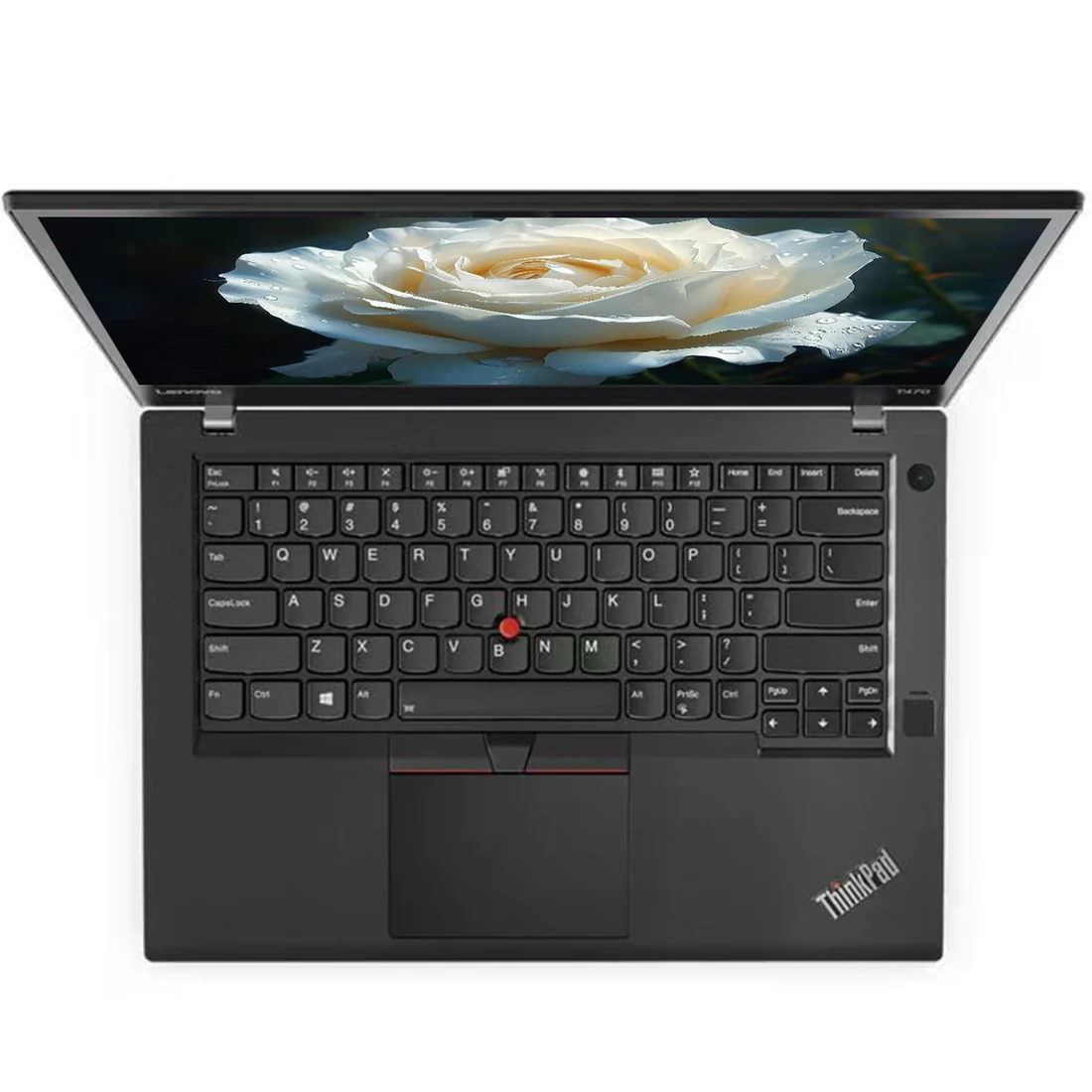 Lenovo ThinkPad T470 B-Panel — Lenovo laptop keyboard and ports view, Lahore Pakistan