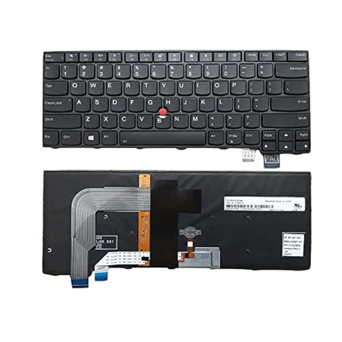 Lenovo ThinkPad T470s Keyboard (Backlit) — Lenovo laptop keyboard and ports view, Lahore Pakistan