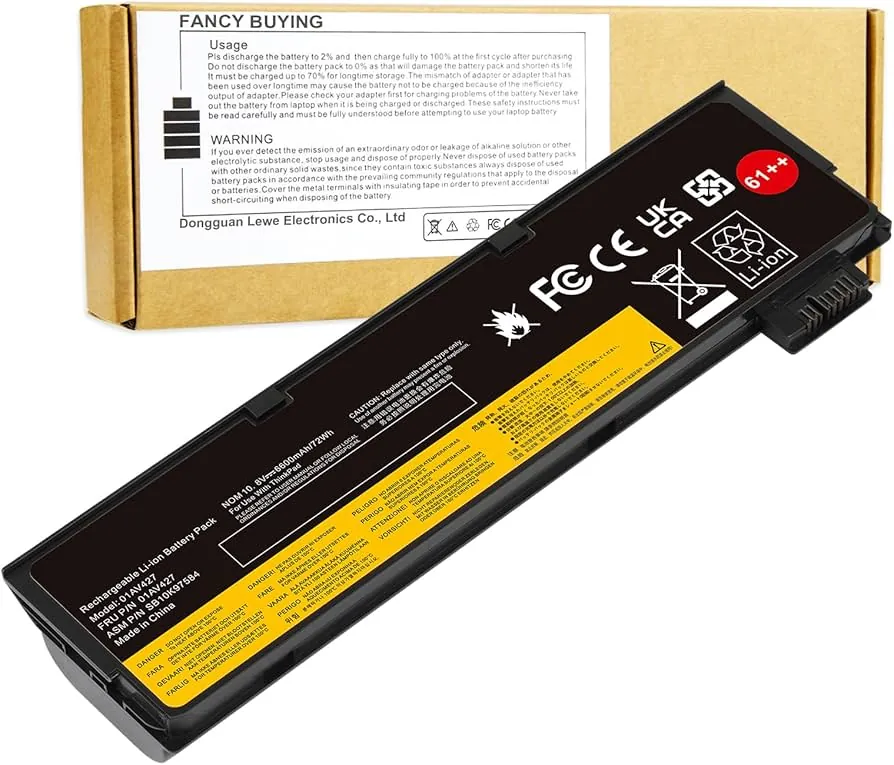 Lenovo ThinkPad T480 72Wh 6-Cell External Removable Battery 01AV496 — used Lenovo laptop for sale in Pakistan, NN Laptops Lahore