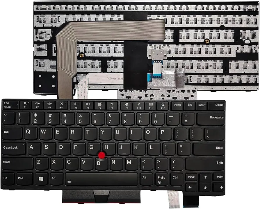 Lenovo ThinkPad T480 Non-Backlit Keyboard Replacement US Layout — Lenovo laptop side and angled view, buy in Lahore Pakistan