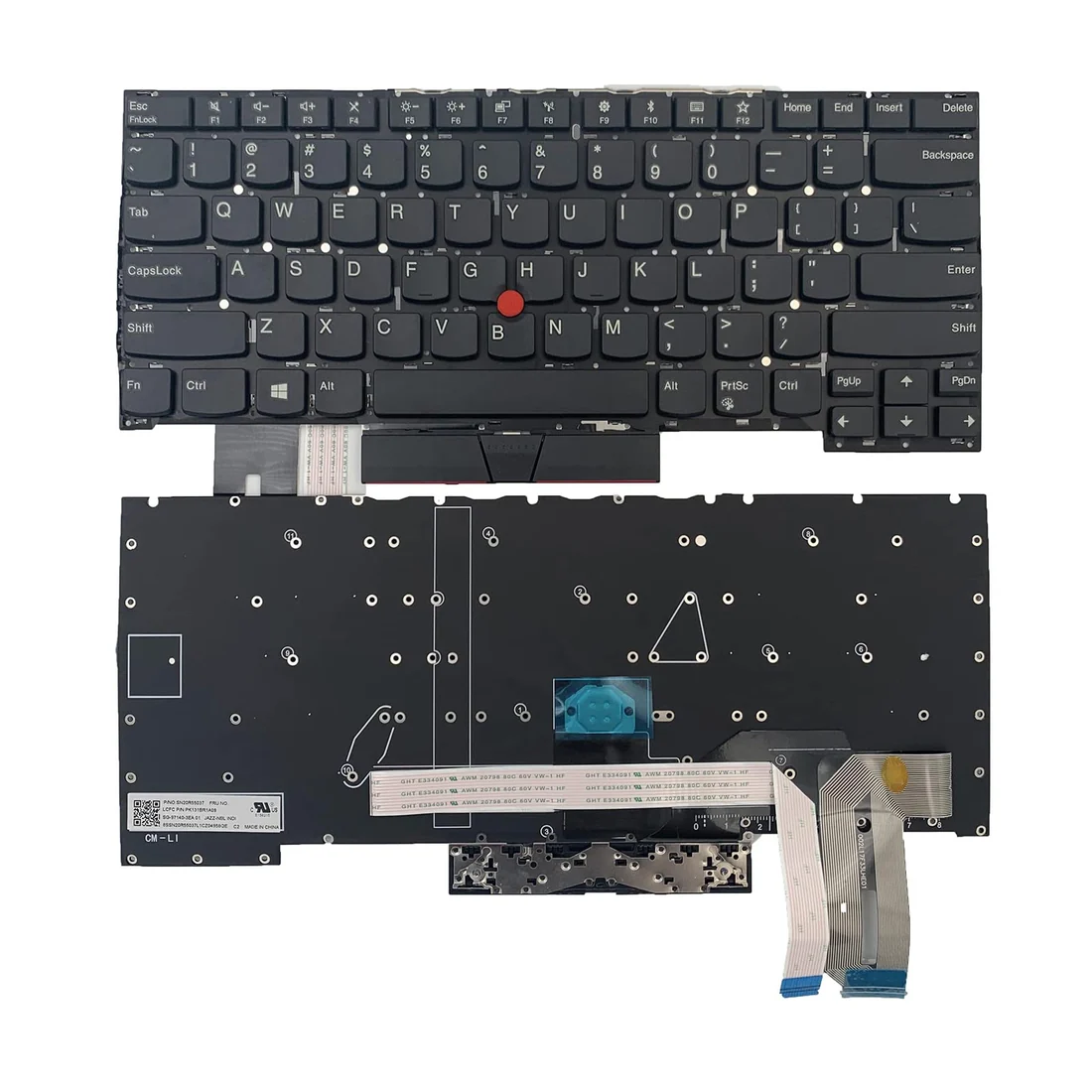 Lenovo ThinkPad T490 Backlit Keyboard Replacement US Layout — Lenovo laptop keyboard and ports view, Lahore Pakistan