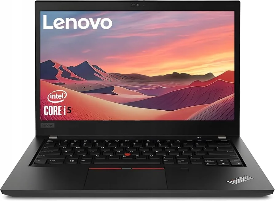 Lenovo ThinkPad T490 i7-8665U 16GB 512GB Used Laptop Lahore — Lenovo laptop side and angled view, buy in Lahore Pakistan