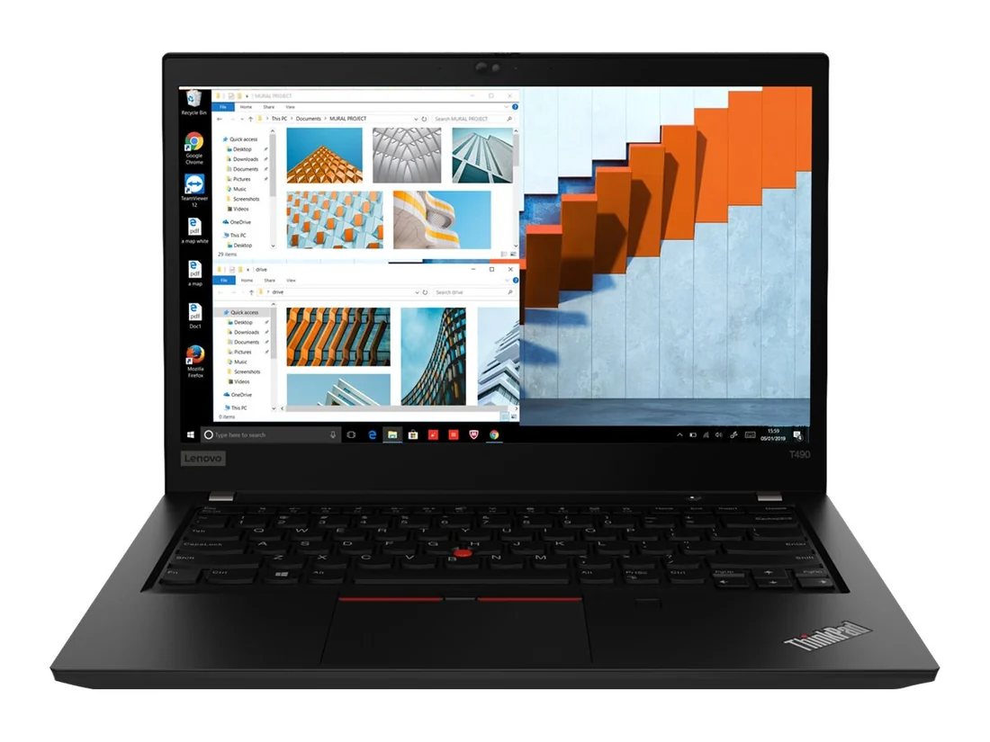 Lenovo ThinkPad T490 T14 Gen 1 Stereo Speaker Set — Lenovo laptop keyboard and ports view, Lahore Pakistan