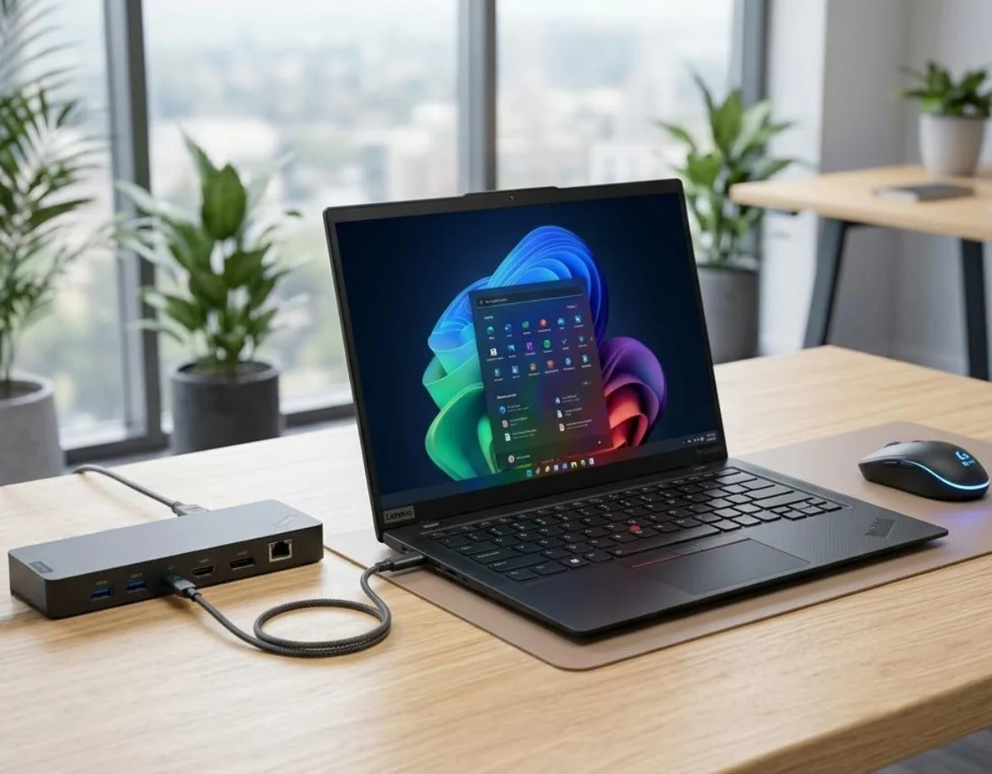 Lenovo ThinkPad X1 Carbon Gen 10 i7-1260P 16GB 512GB Used Laptop Lahore — Lenovo laptop side and angled view, buy in Lahore Pakistan