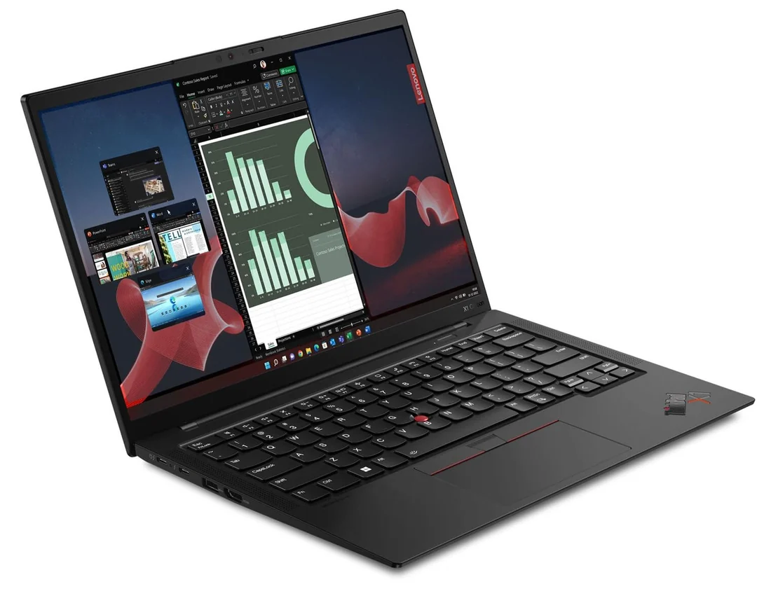 Lenovo ThinkPad X1 Carbon Gen 7 / Gen 8 51Wh Battery (L18M4P71) — Lenovo laptop keyboard and ports view, Lahore Pakistan