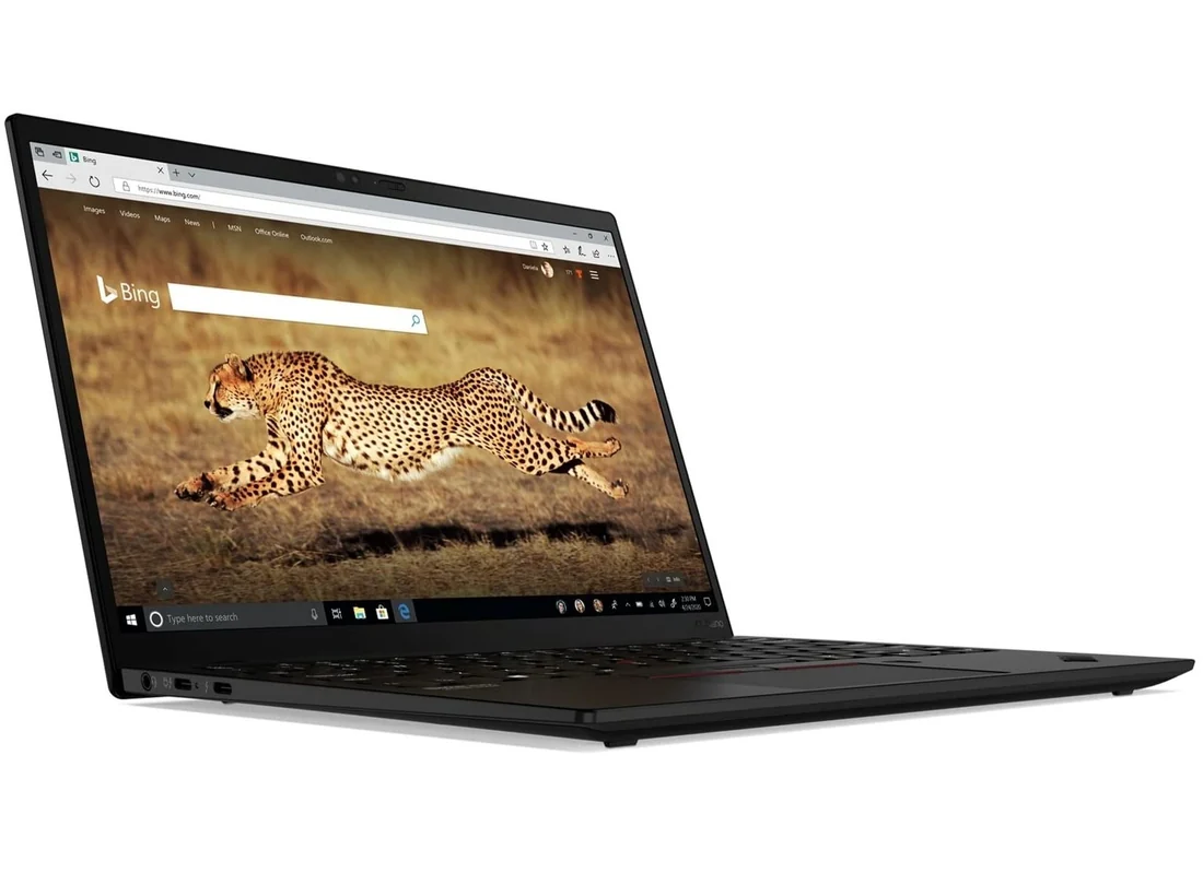 Lenovo ThinkPad X1 Nano Gen 2 i7-1260P 16GB 512GB Used Laptop Lahore — Lenovo laptop keyboard and ports view, Lahore Pakistan