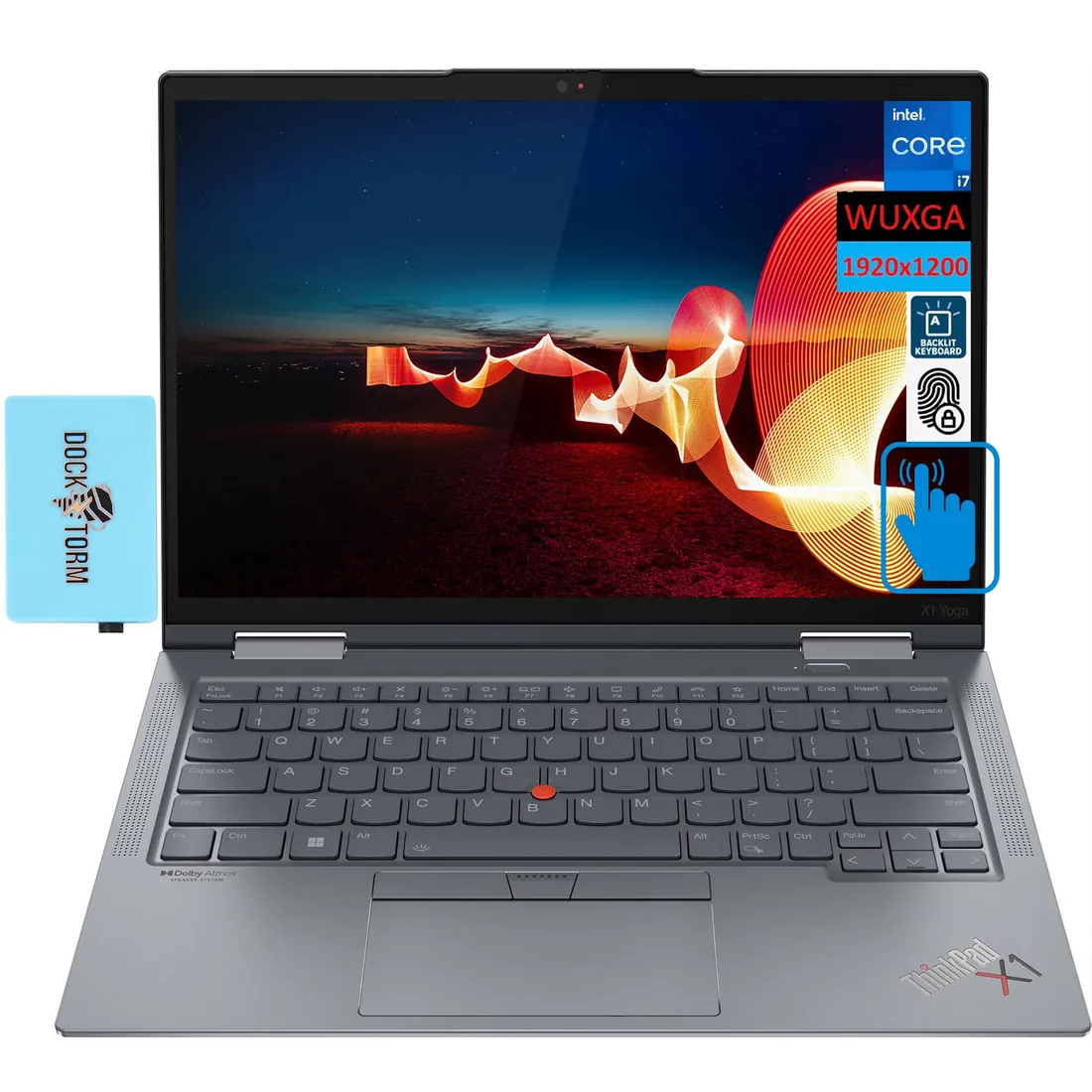 Lenovo ThinkPad X1 Yoga Gen 2 i7-7600U 16GB 512GB — Lenovo laptop keyboard and ports view, Lahore Pakistan