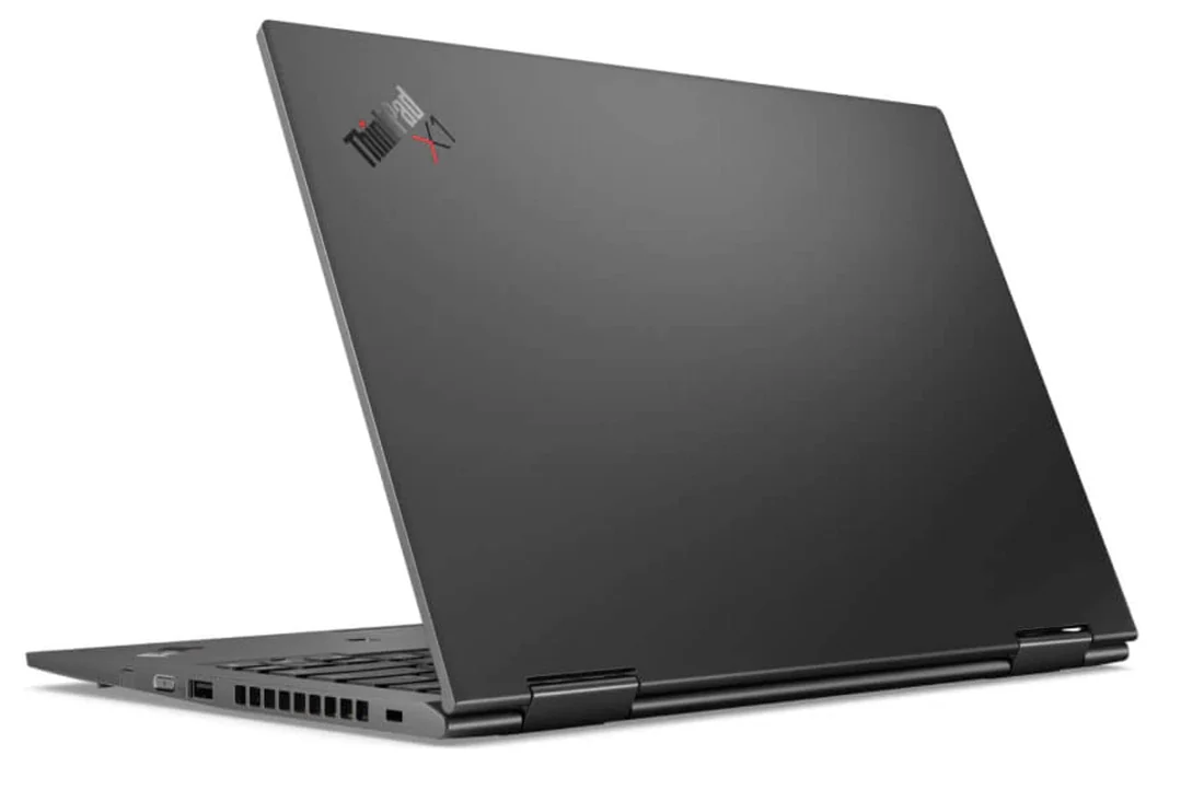 Lenovo ThinkPad X1 Yoga Gen 5 i7-10610U 16GB 512GB Used Laptop Lahore — Lenovo laptop keyboard and ports view, Lahore Pakistan