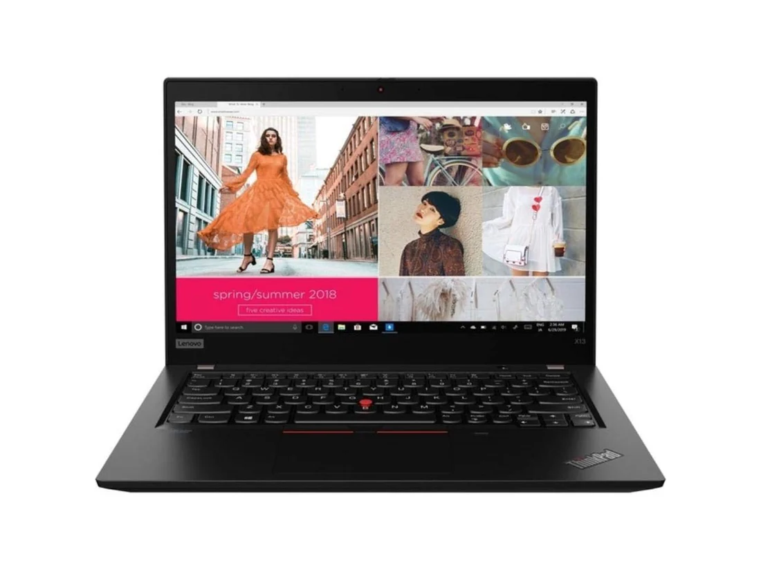 Lenovo ThinkPad X13 Gen 1 i5-10210U 16GB 512GB Used Laptop Lahore — Lenovo laptop keyboard and ports view, Lahore Pakistan