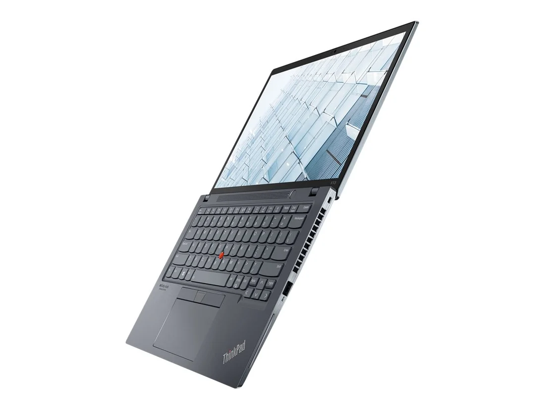 Lenovo ThinkPad X13 Gen 2 i7-1165G7 16GB 512GB Used Laptop Lahore — Lenovo laptop side and angled view, buy in Lahore Pakistan