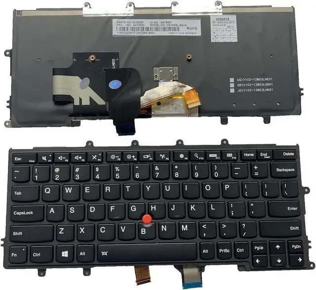 Lenovo ThinkPad X270 Keyboard (Backlit) — Lenovo laptop keyboard and ports view, Lahore Pakistan
