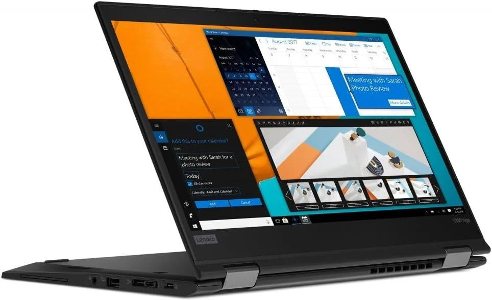 Lenovo ThinkPad X390 i7-8665U 16GB 512GB Used Laptop Lahore — Lenovo laptop side and angled view, buy in Lahore Pakistan