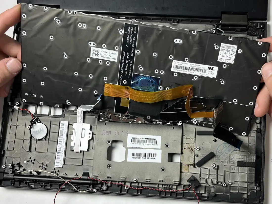 Lenovo ThinkPad X390 Keyboard (Backlit) — Lenovo laptop keyboard and ports view, Lahore Pakistan