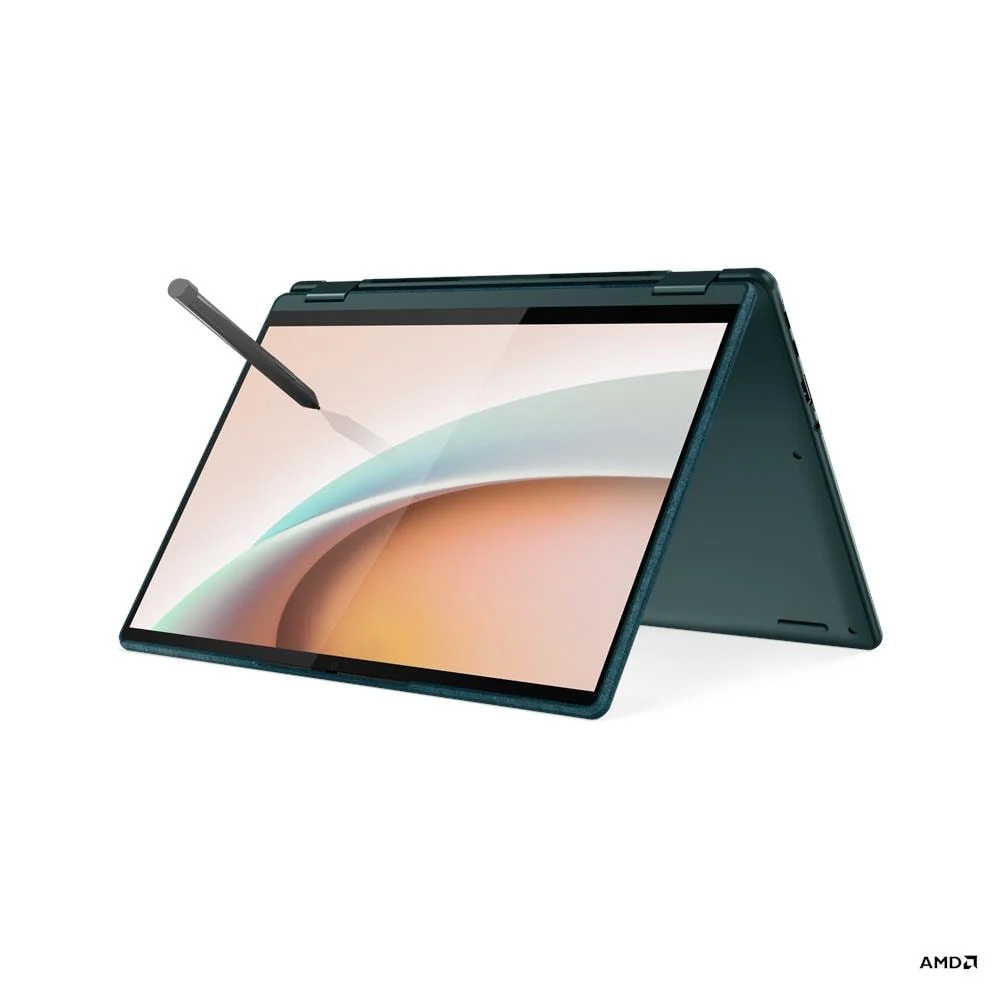 Lenovo Yoga 6 13ALC7 Ryzen 5 5500U 8GB 512GB Used Laptop Lahore — Lenovo laptop side and angled view, buy in Lahore Pakistan