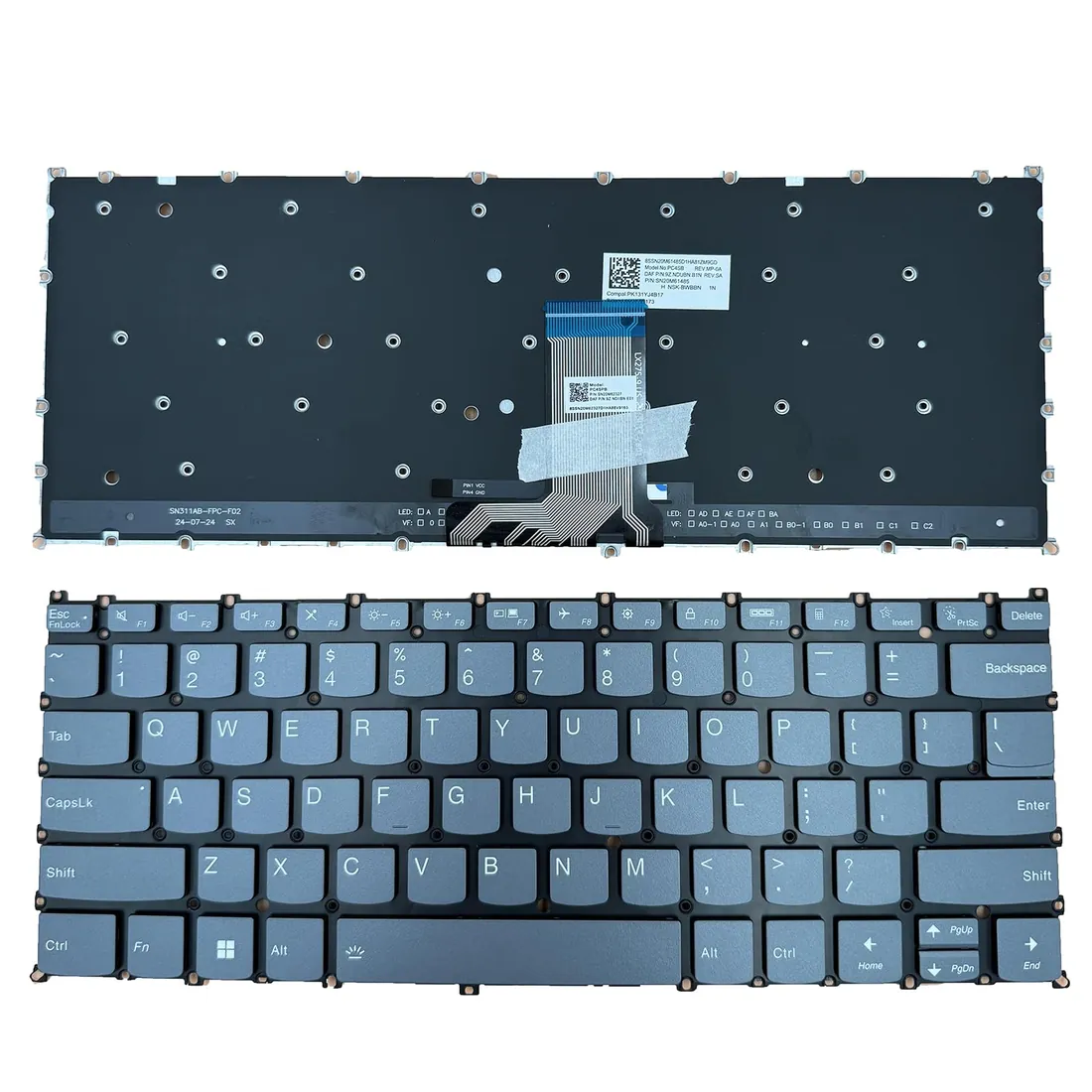 Lenovo Yoga 720 13 Backlit Keyboard Replacement US Layout — original laptop parts at NN Laptops, Hafeez Center Lahore Pakistan